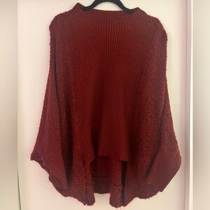 Kori red sweater. size small.